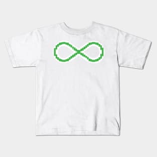 Pixel Flux logo Kids T-Shirt